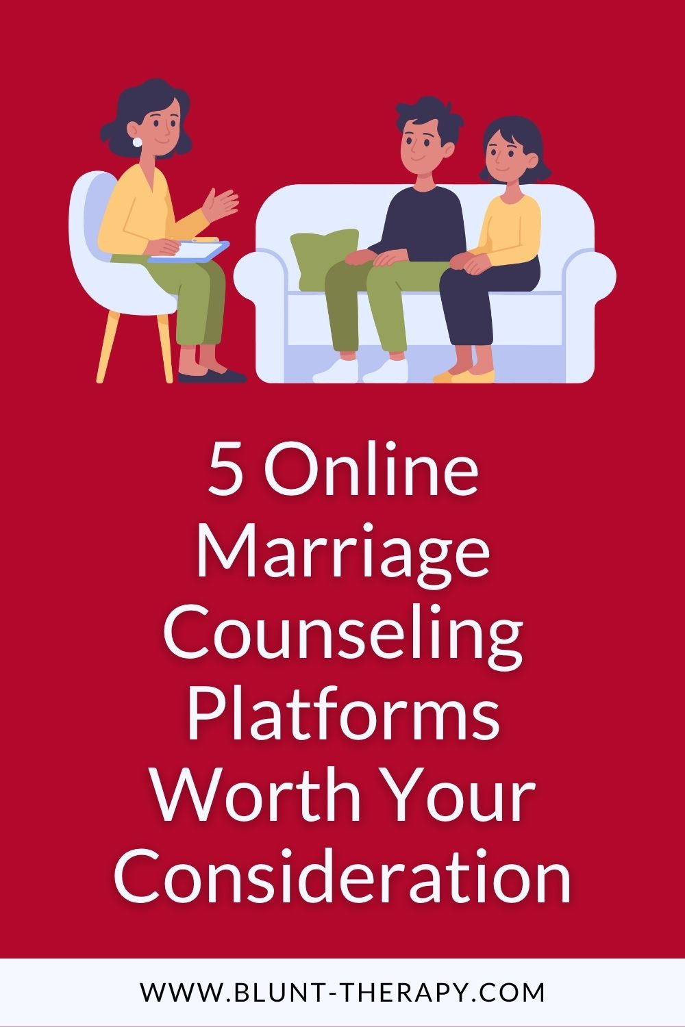 5 Online Marriage Counseling Platforms Worth Your Consideration